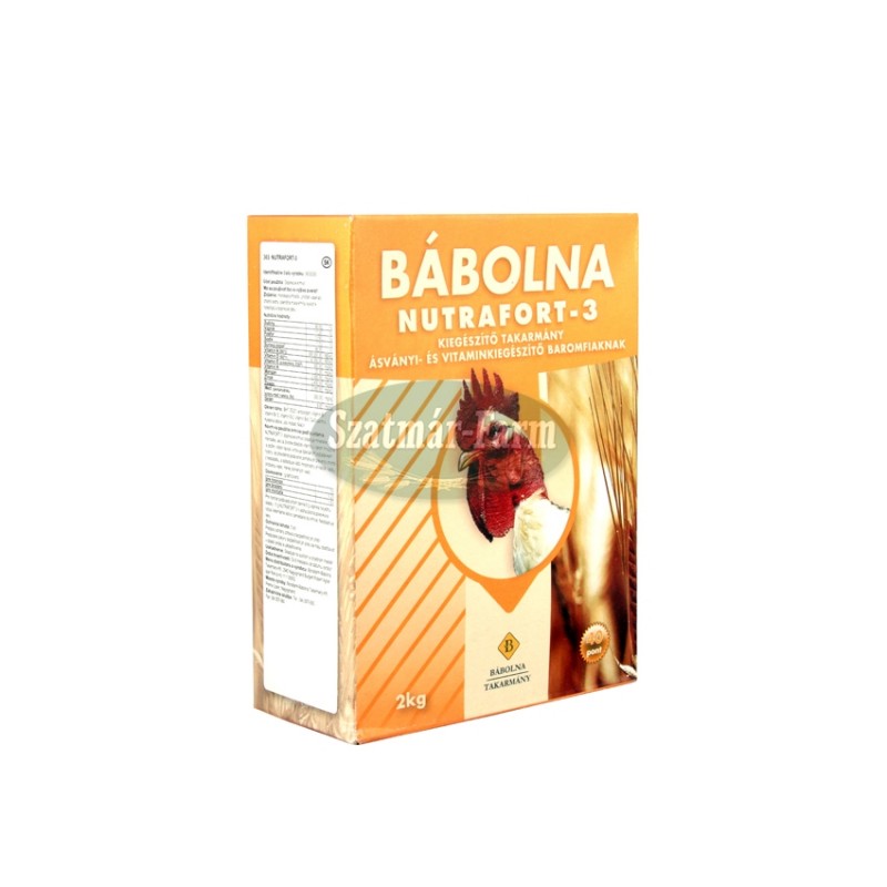 NUTRAFORT-3 ÁSVÁNYI ÉS VITAMINKIEGÉSZÍTŐ BAROMFIAKNAK